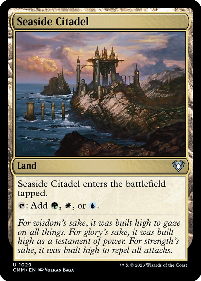 Seaside Citadel - [Foil] Commander Masters (CMM)