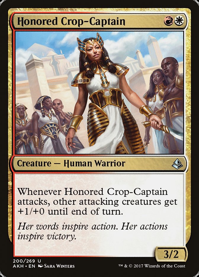 Honored Crop-Captain - [Foil] Amonkhet (AKH)