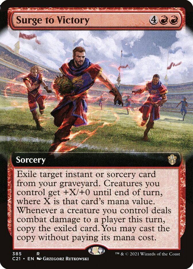Surge to Victory - [Extended Art] Commander 2021 (C21)