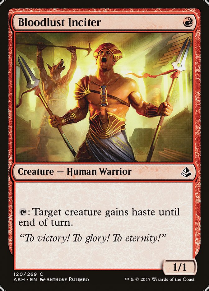 Bloodlust Inciter - [Foil] Amonkhet (AKH)