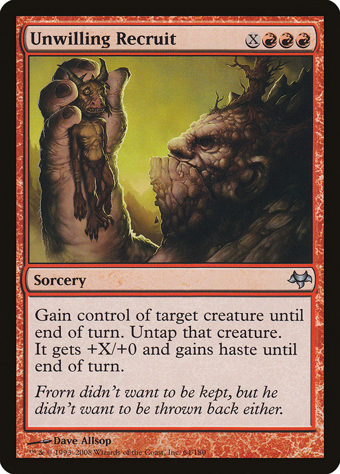 Unwilling Recruit - [Foil] Eventide (EVE)