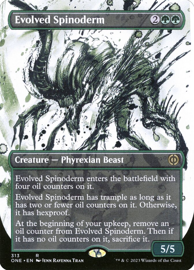 Evolved Spinoderm - [Showcase] Phyrexia: All Will Be One (ONE)