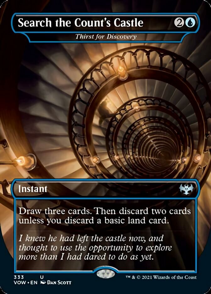 Search the Count's Castle - Thirst for Discovery - [Borderless] Innistrad: Crimson Vow (VOW)