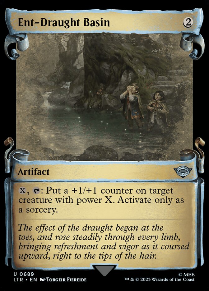 Ent-Draught Basin - [Foil, Showcase Scroll] The Lord of the Rings: Tales of Middle-earth (LTR)