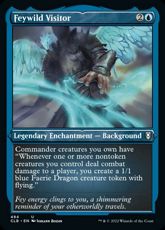 Feywild Visitor - [Etched Foil] Commander Legends: Battle for Baldur's Gate (CLB)