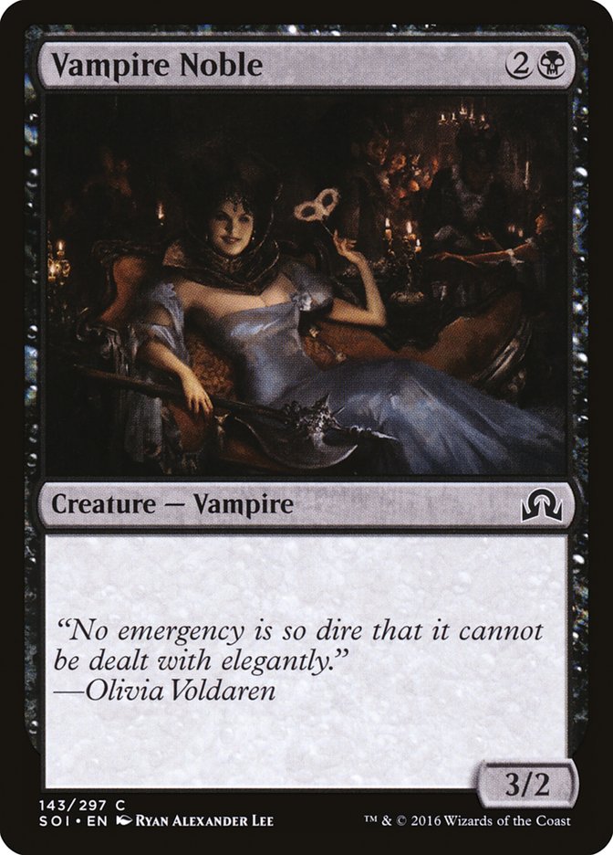 Vampire Noble - [Foil] Shadows over Innistrad (SOI)