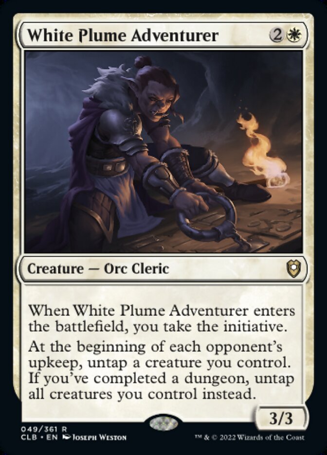 White Plume Adventurer - [Foil] Commander Legends: Battle for Baldur's Gate (CLB)