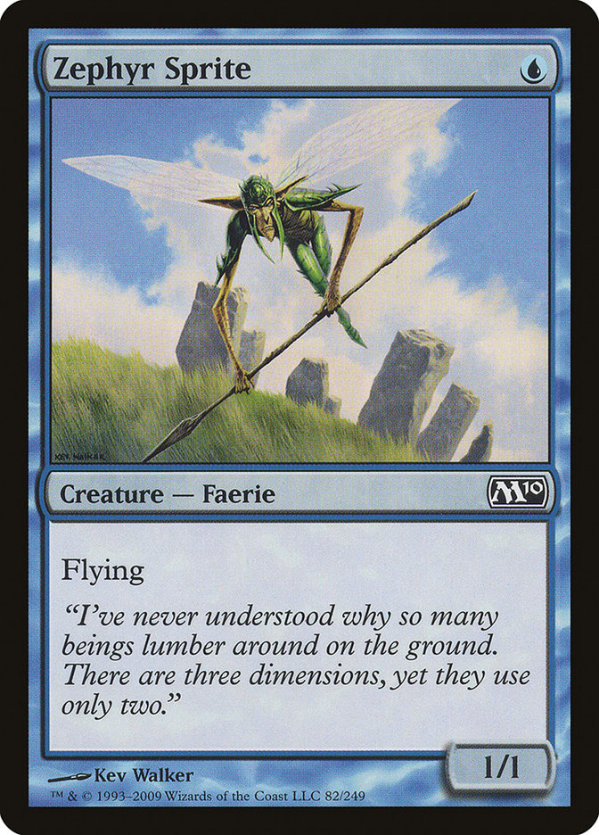 Zephyr Sprite - [Foil] Magic 2010 (M10)