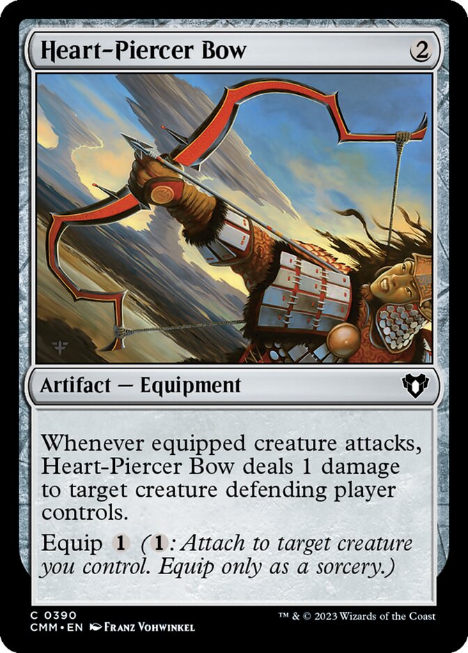 Heart-Piercer Bow - [Foil] Commander Masters (CMM)