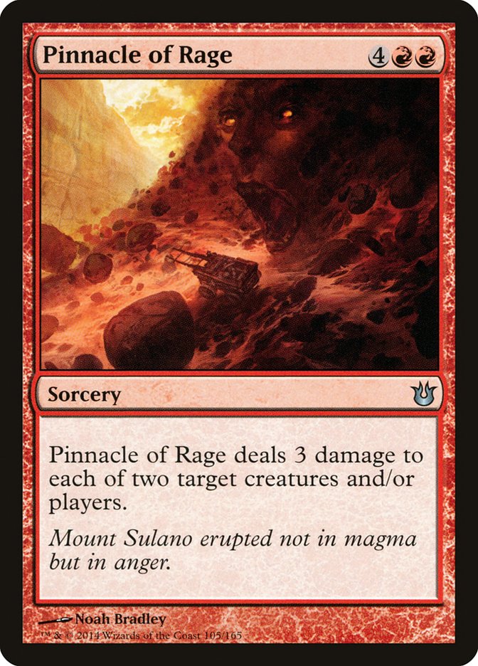 Pinnacle of Rage - [Foil] Born of the Gods (BNG)