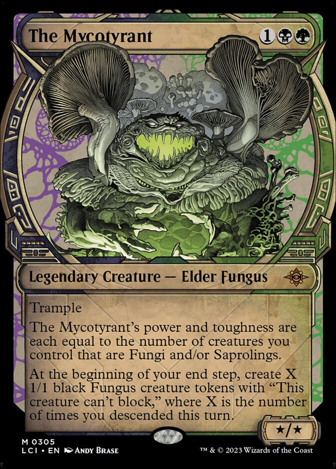 The Mycotyrant - [Foil, Showcase] The Lost Caverns of Ixalan (LCI)