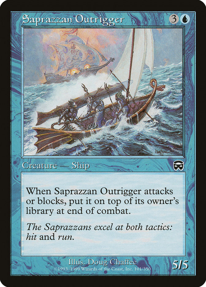 Saprazzan Outrigger - [Foil] Mercadian Masques (MMQ)