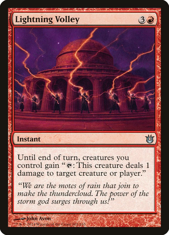 Lightning Volley - [Foil] Born of the Gods (BNG)