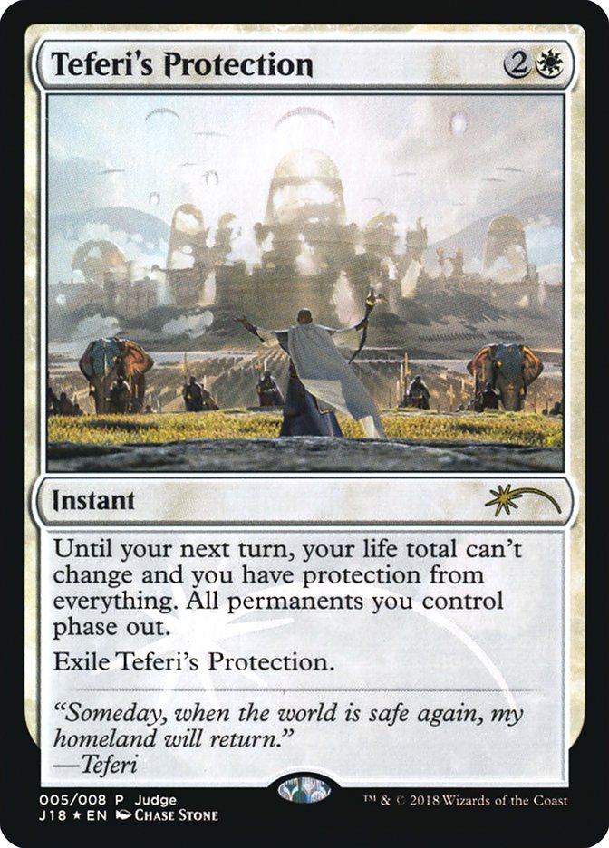 Teferi's Protection - [Foil, Promo] Judge Gift Cards 2018 (J18)