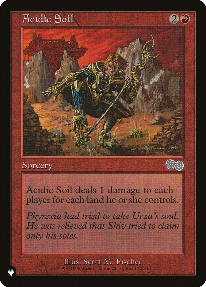 Acidic Soil - The List (PLIST)