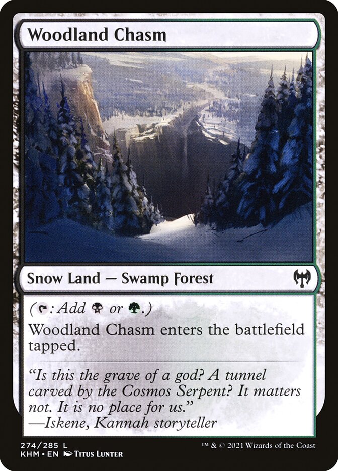 Woodland Chasm - [Foil] Kaldheim (KHM)