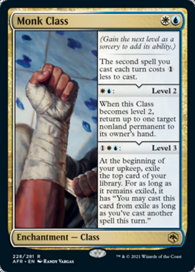 Monk Class - [Foil] Adventures in the Forgotten Realms (AFR)