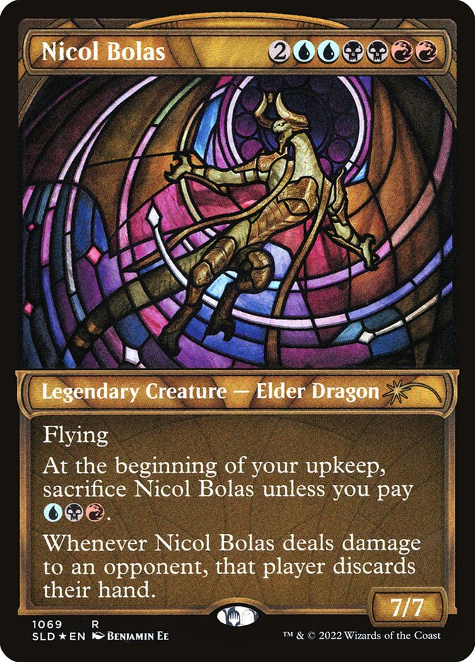 Nicol Bolas (1069) - [Foil, Showcase] Secret Lair Drop (SLD)