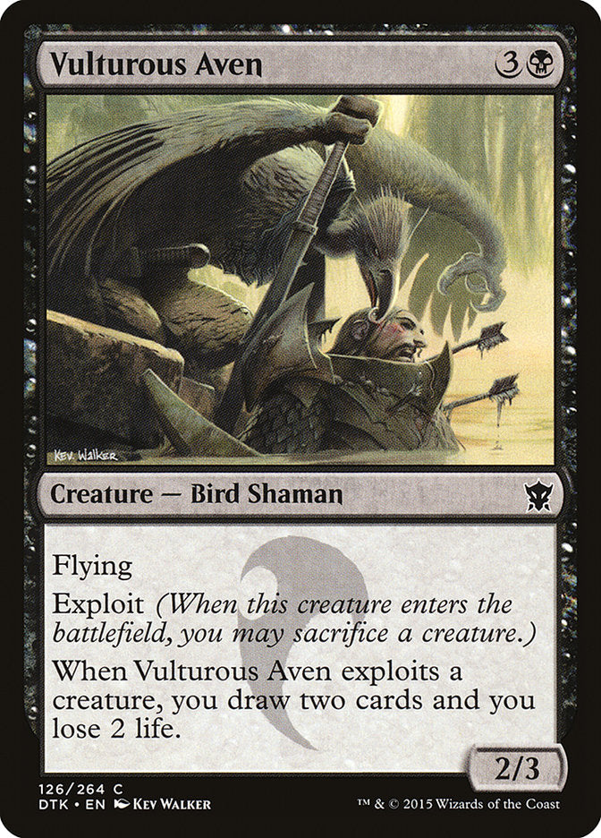 Vulturous Aven - [Foil] Dragons of Tarkir (DTK)