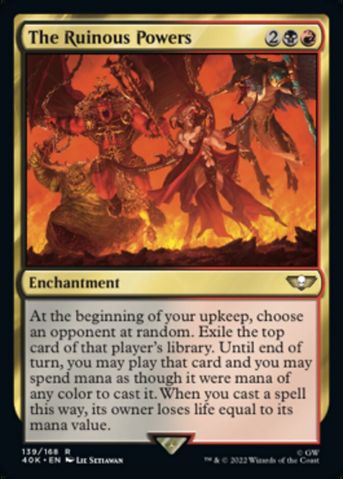 The Ruinous Powers - [Surge Foil] Warhammer 40,000 Commander (40K)