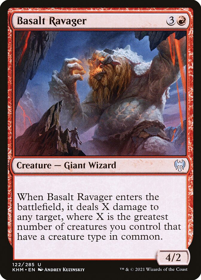 Basalt Ravager - [Foil] Kaldheim (KHM)