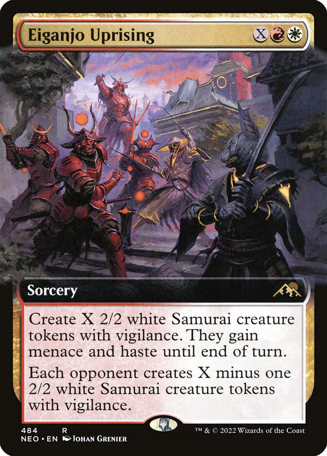 Eiganjo Uprising - [Foil, Extended Art] Kamigawa: Neon Dynasty (NEO)