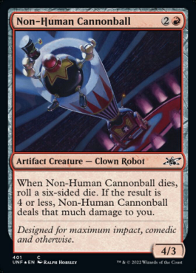 Non-Human Cannonball - [Galaxy Foil] Unfinity (UNF)