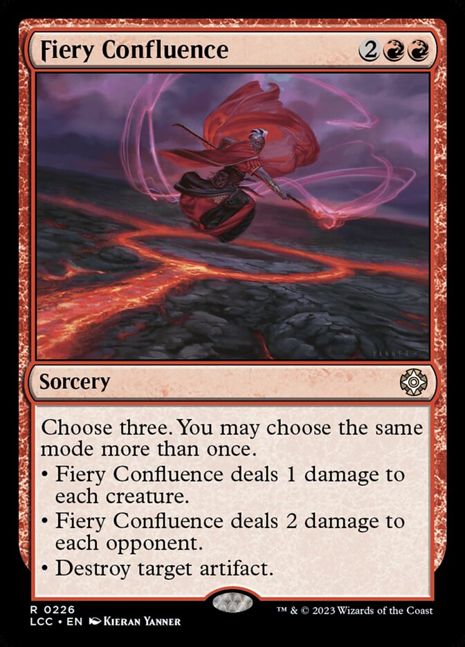 Fiery Confluence - Lost Caverns of Ixalan Commander (LCC)