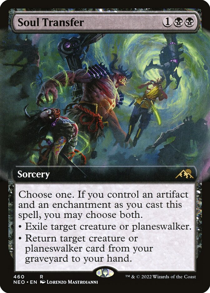 Soul Transfer - [Foil, Extended Art] Kamigawa: Neon Dynasty (NEO)