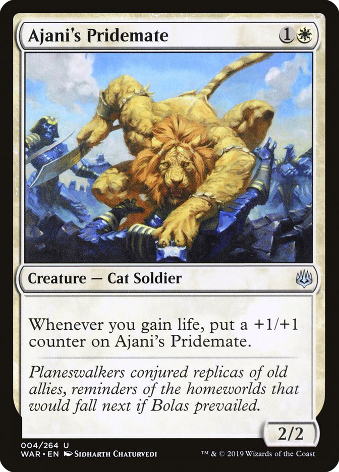 Ajani's Pridemate - [Foil] War of the Spark (WAR)