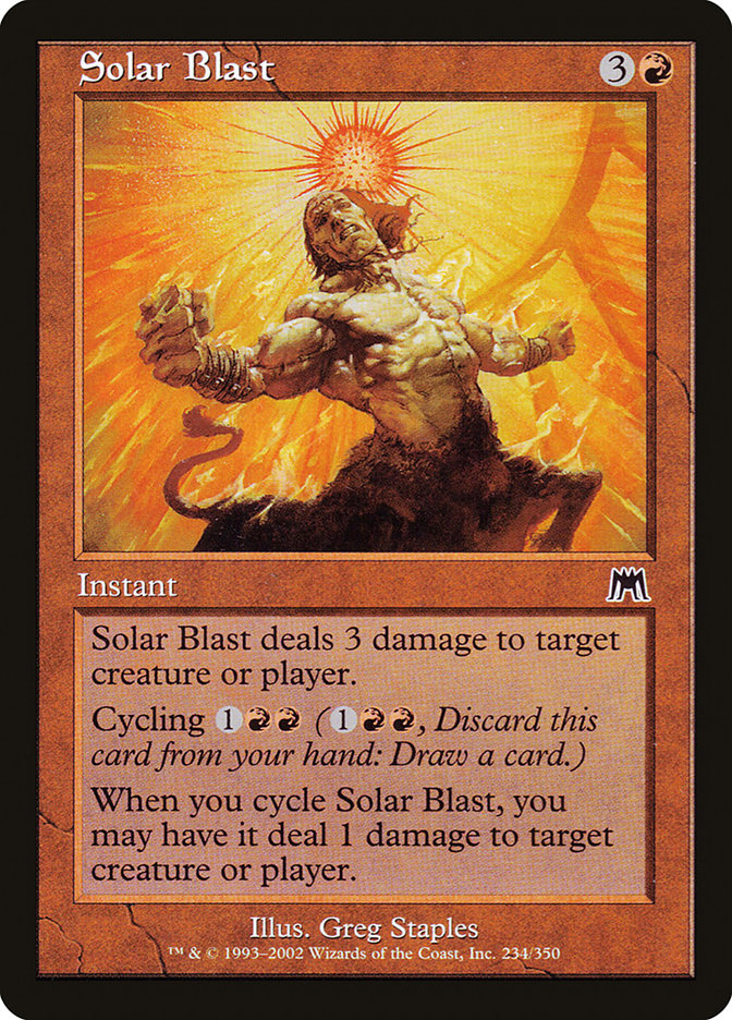 Solar Blast - [Foil, Retro Frame] Onslaught (ONS)