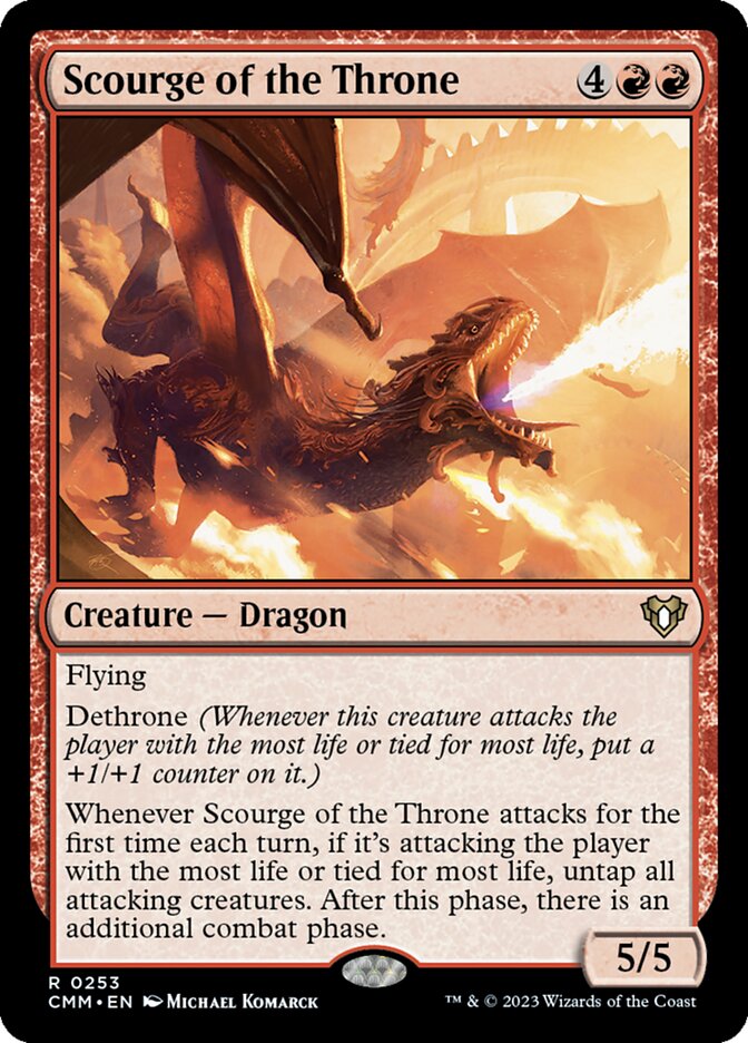 Scourge of the Throne - [Foil] Commander Masters (CMM)