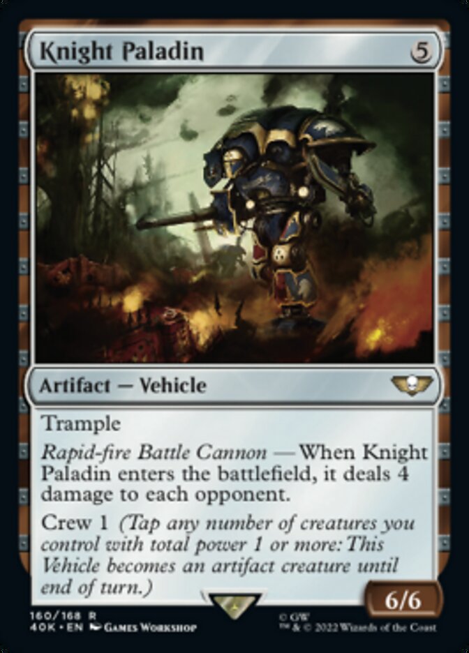 Knight Paladin - [Surge Foil] Warhammer 40,000 Commander (40K)