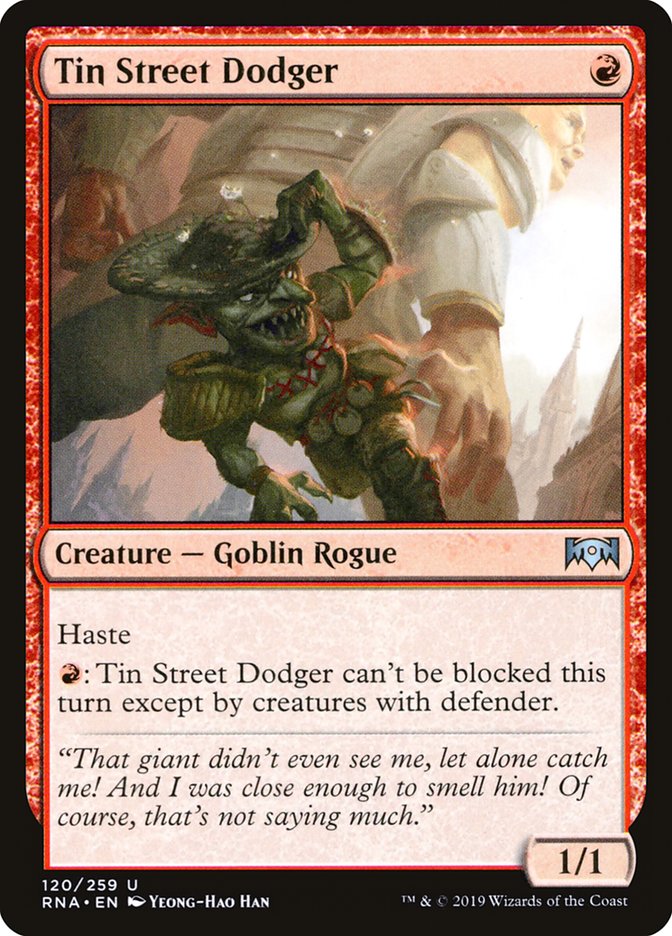 Tin Street Dodger - Ravnica Allegiance (RNA)