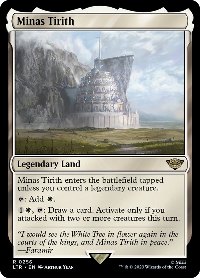 Minas Tirith - [Foil] The Lord of the Rings: Tales of Middle-earth (LTR)