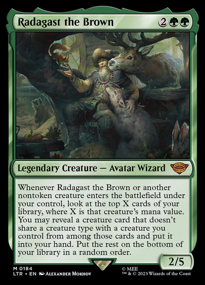 Radagast the Brown - [Foil] The Lord of the Rings: Tales of Middle-earth (LTR)