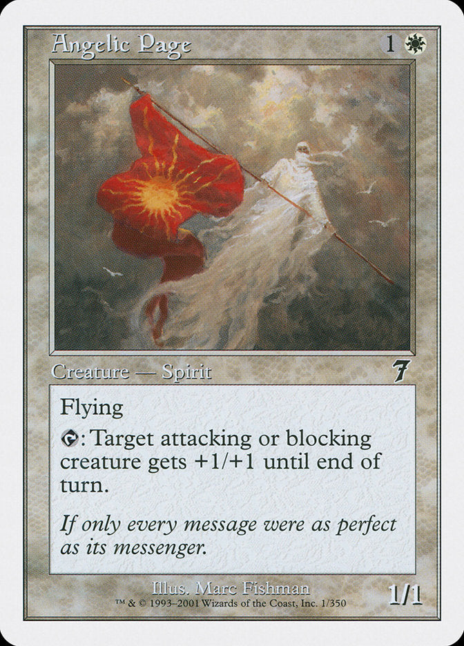 Angelic Page - [Foil] Seventh Edition (7ED)