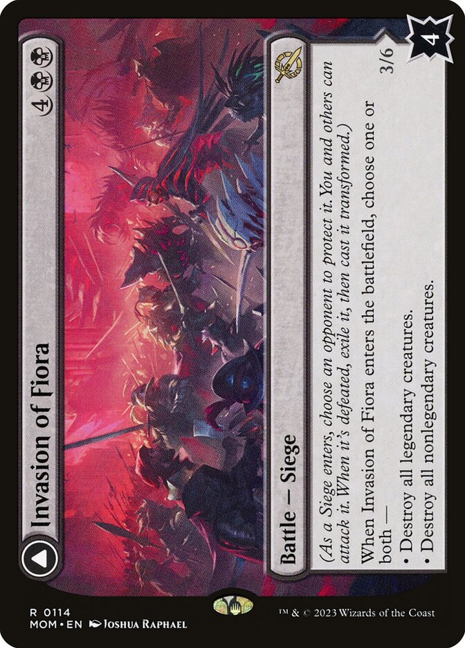 Invasion of Fiora // Marchesa, Resolute Monarch - [Foil] March of the Machine (MOM)