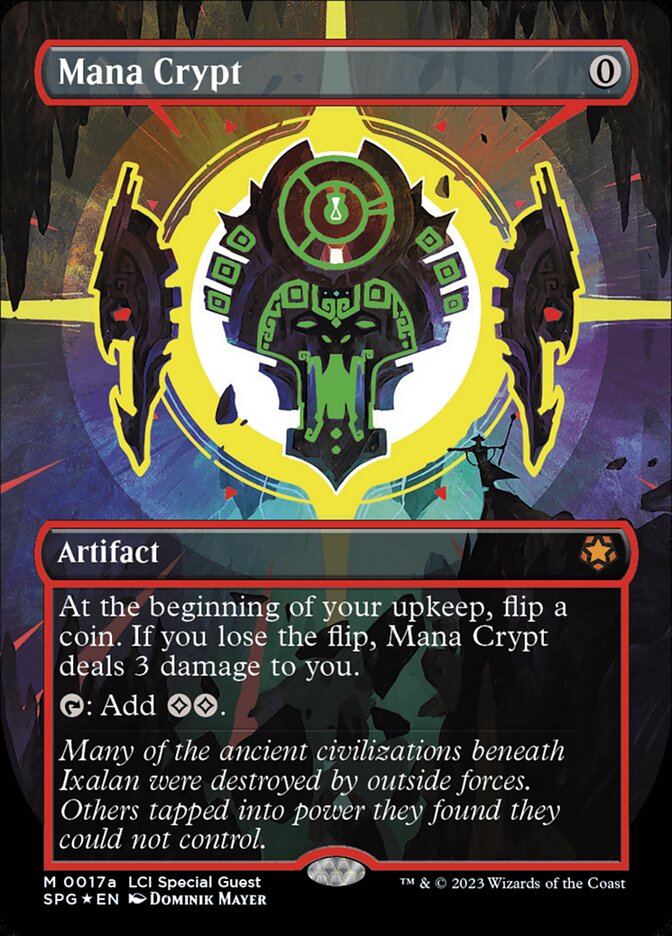 Mana Crypt (17a) - [Foil, Borderless] Special Guests (SPG)