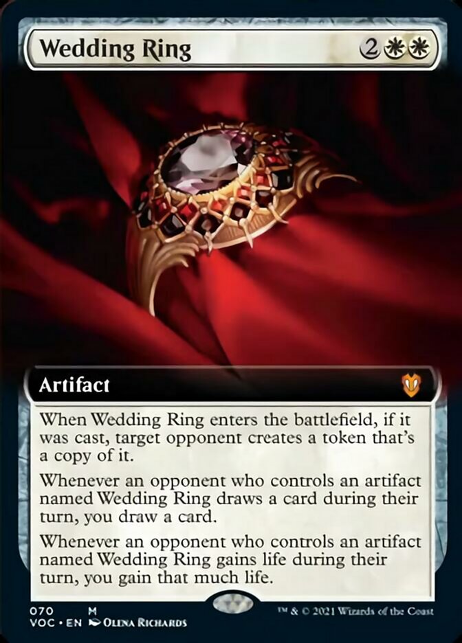 Wedding Ring - [Extended Art] Crimson Vow Commander (VOC)