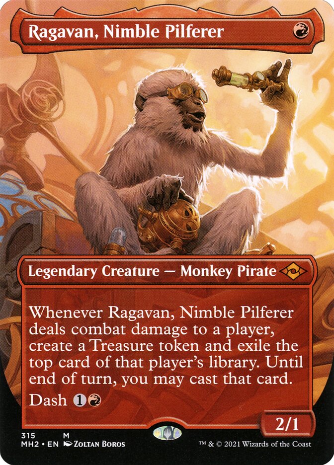 Ragavan, Nimble Pilferer - [Borderless] Modern Horizons 2 (MH2)