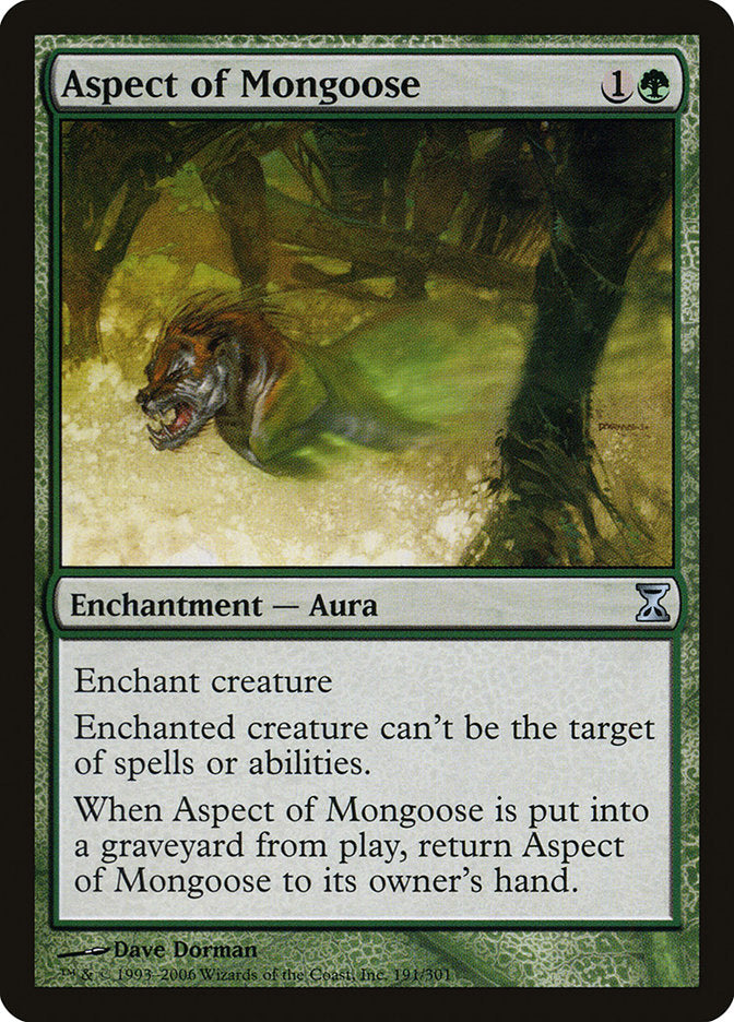 Aspect of Mongoose - [Foil] Time Spiral (TSP)