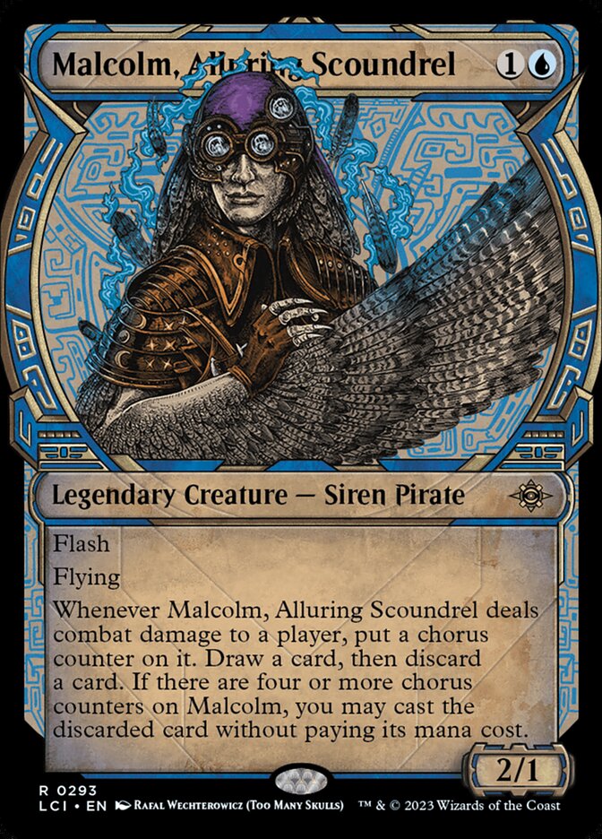 Malcolm, Alluring Scoundrel - [Showcase] The Lost Caverns of Ixalan (LCI)