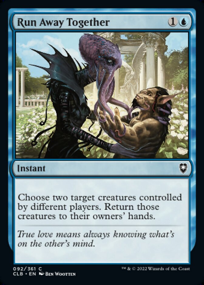 Run Away Together - [Foil] Commander Legends: Battle for Baldur's Gate (CLB)