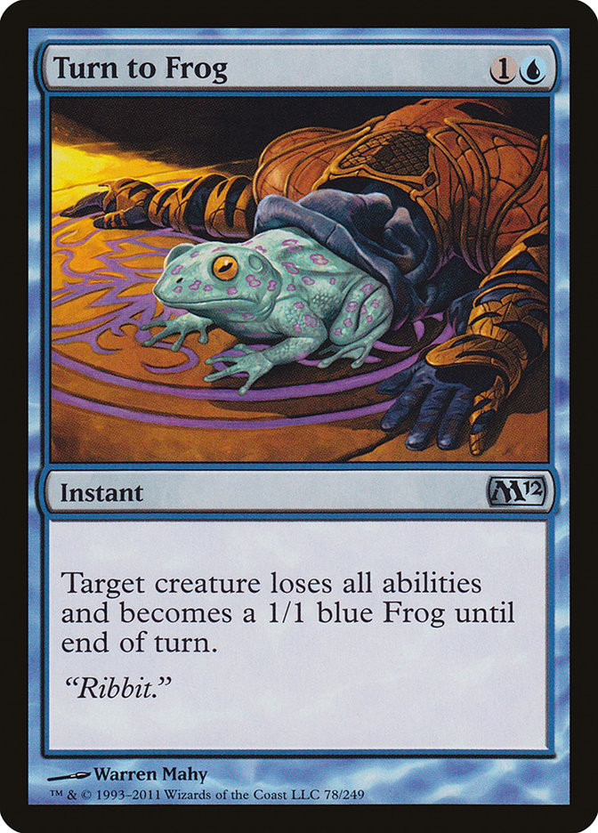 Turn to Frog - [Foil] Magic 2012 (M12)
