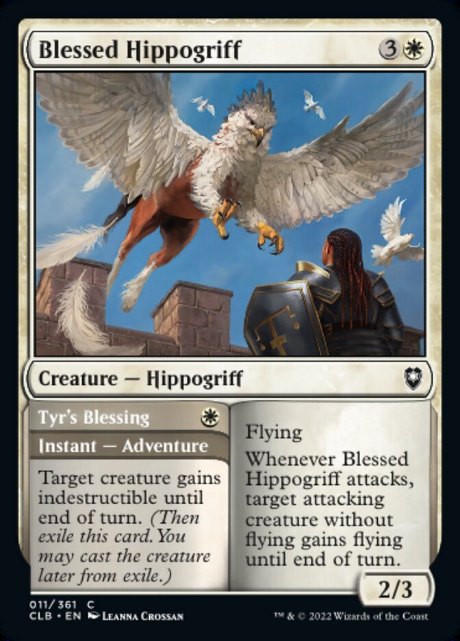 Blessed Hippogriff // Tyr's Blessing - Commander Legends: Battle for Baldur's Gate (CLB)