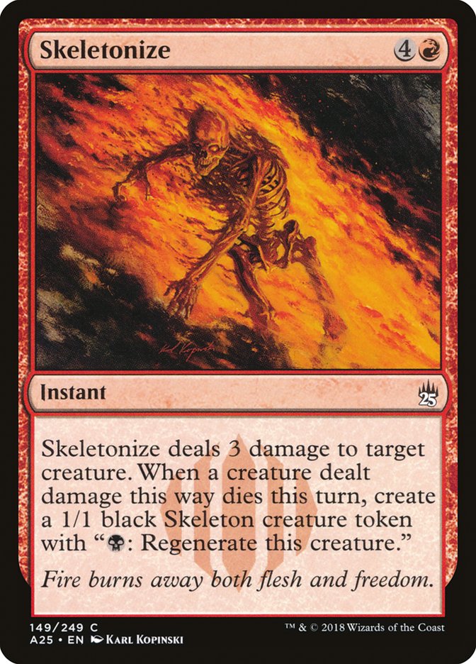 Skeletonize - [Foil] Masters 25 (A25)
