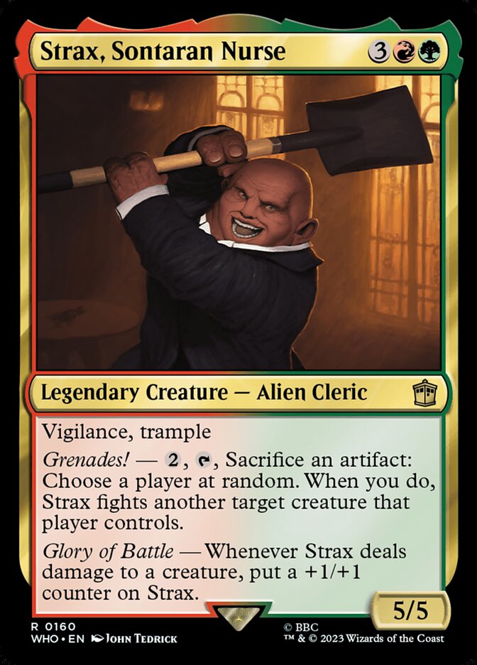 Strax, Sontaran Nurse - [Foil] Doctor Who (WHO)