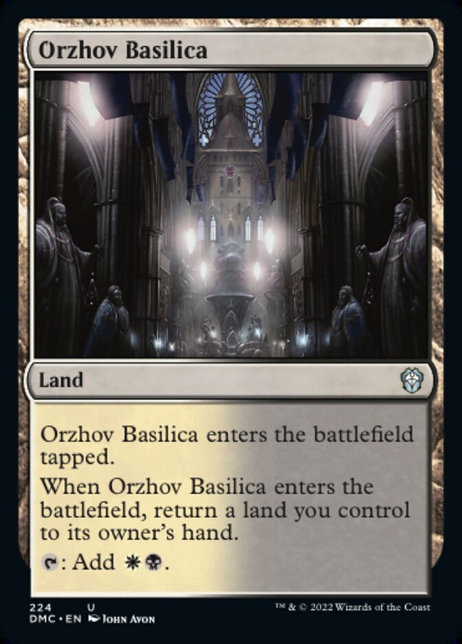 Orzhov Basilica - Dominaria United Commander (DMC)