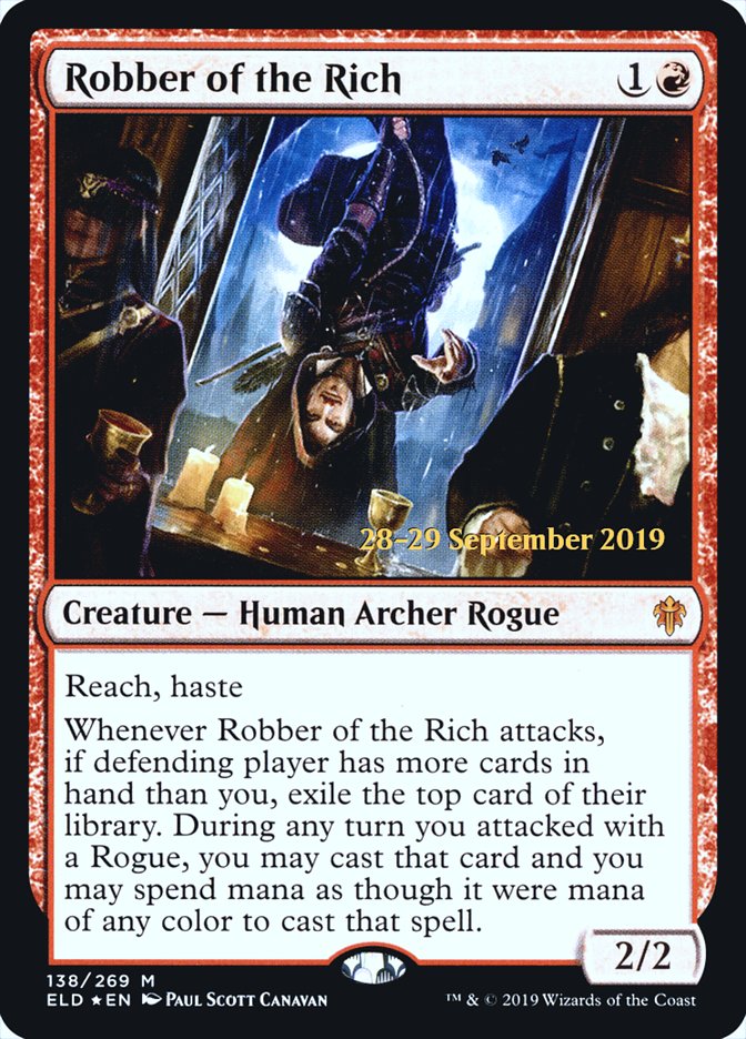 Robber of the Rich - [Foil, Promo] Throne of Eldraine Promos (PELD)
